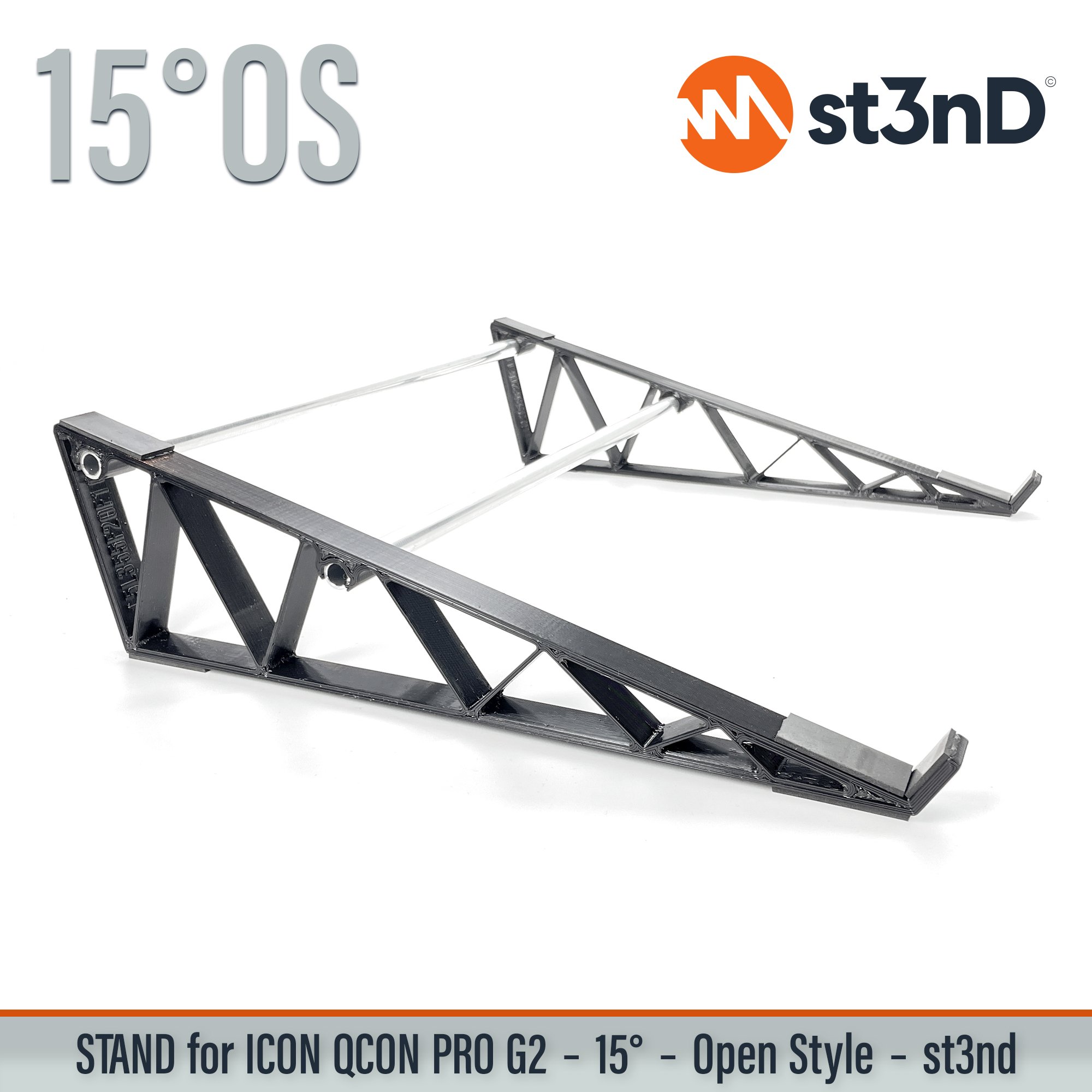 icon midi device platform nano portable st3nD stable stand strong sturdy tilted iCON QCon Pro G2 icon audio