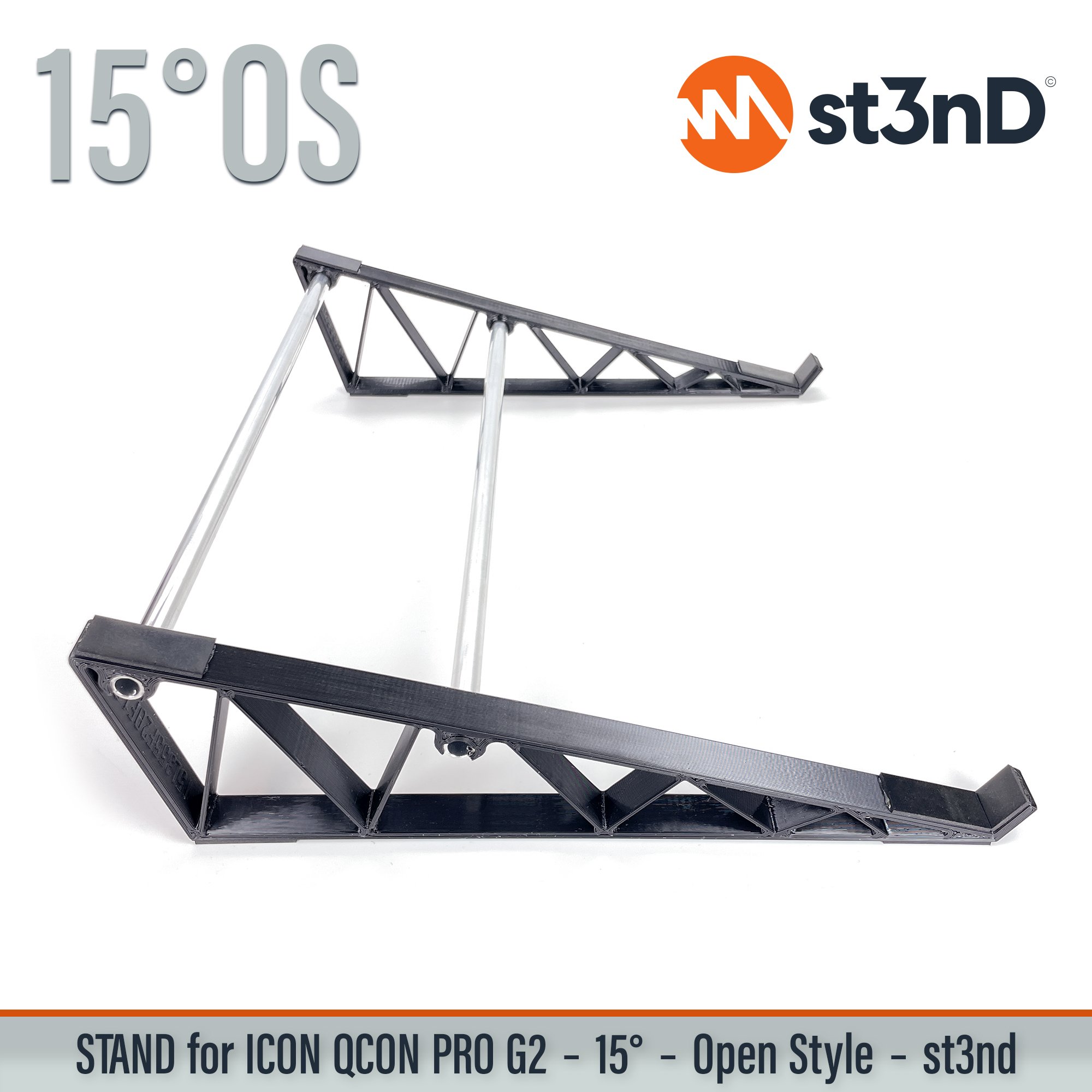 icon midi device platform nano portable st3nD stable stand strong sturdy tilted iCON QCon Pro G2 icon audio