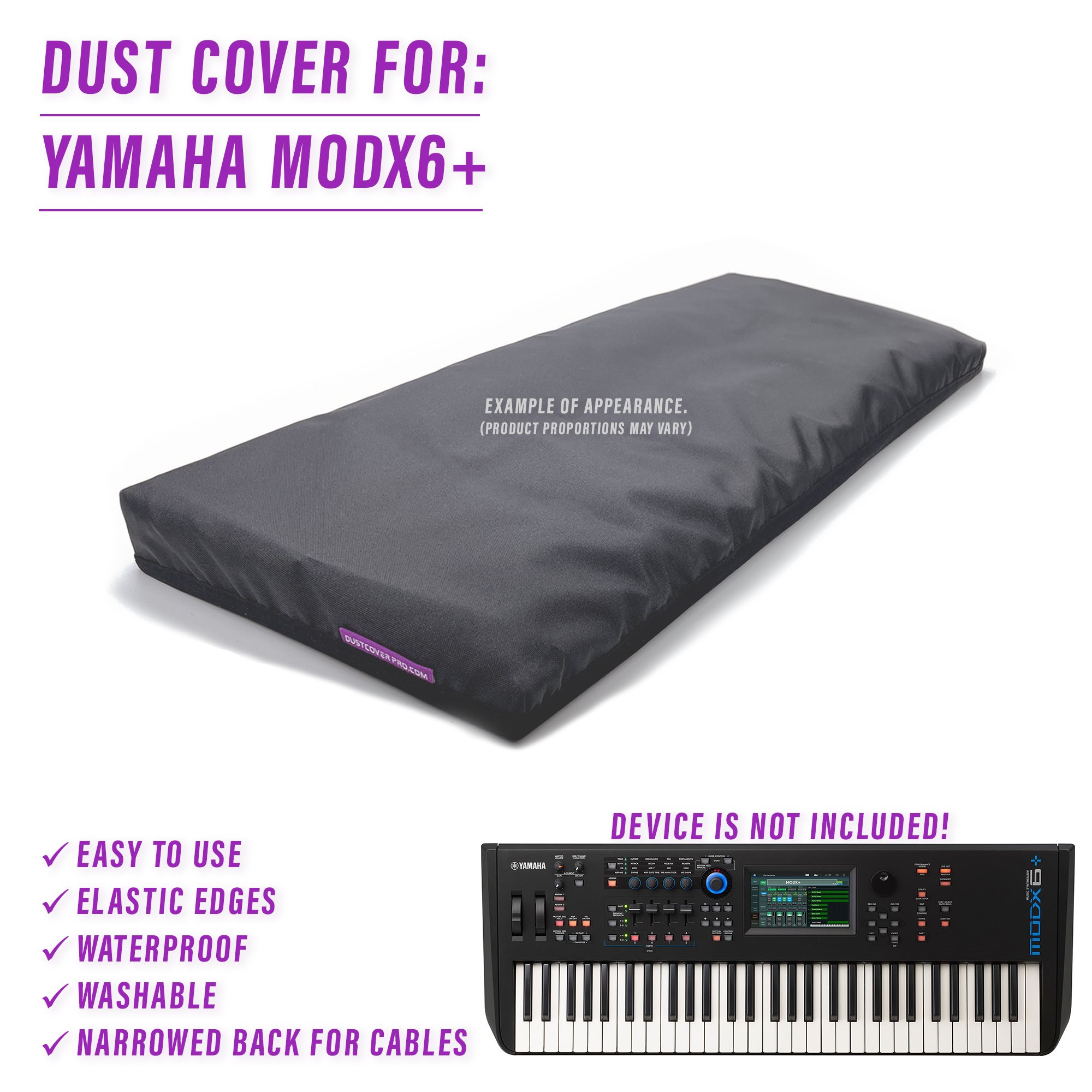 dust cover dustcover dustcoverpro elastic synth protection water resistant waterproof yamaha YAMAHA VINTAGE SYNTH YAMAHA MODX6+