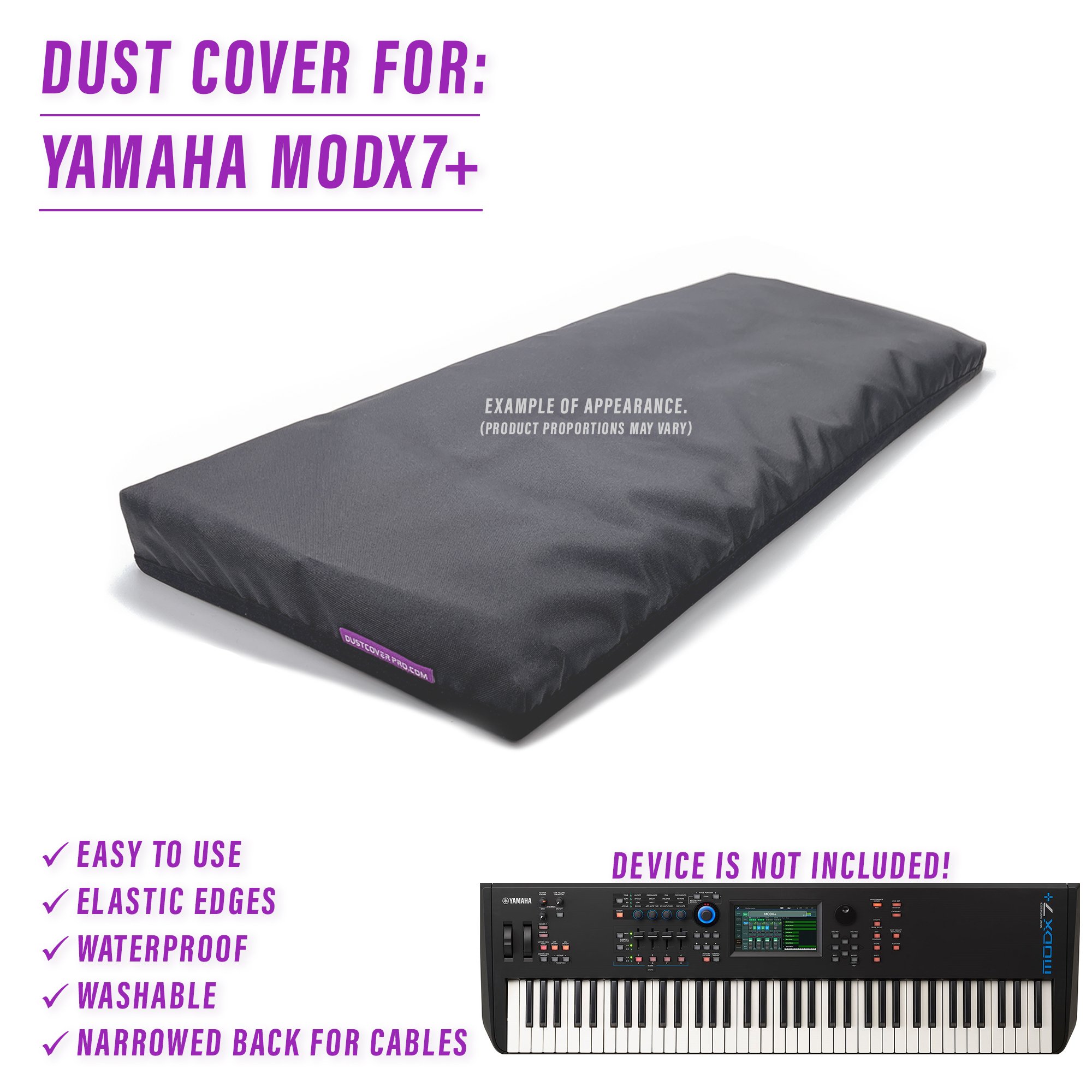 dust cover dustcover dustcoverpro elastic synth protection water resistant waterproof yamaha YAMAHA VINTAGE SYNTH YAMAHA MODX7+
