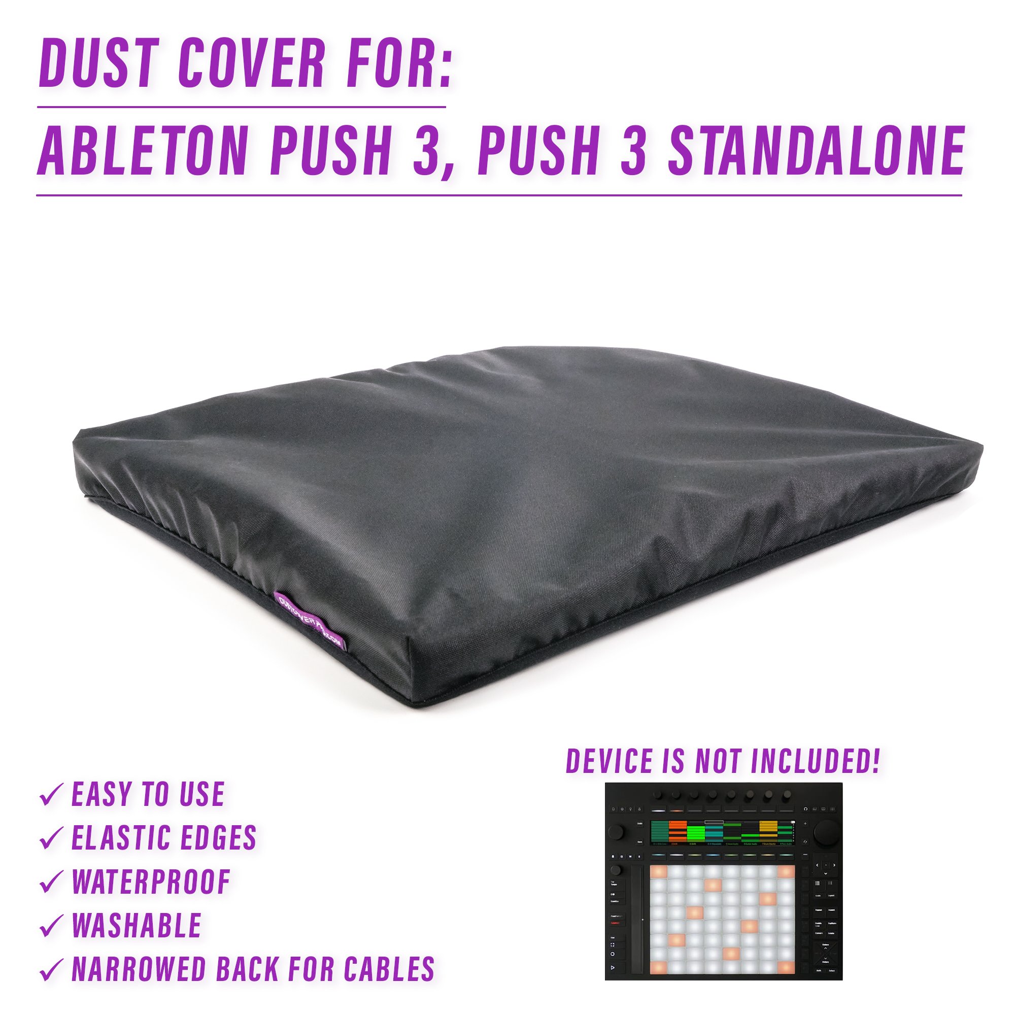 Ableton Ableton Push 3 cover decksaver dust dustcover dustcoverpro elastic protection Push 3 synth waterproof