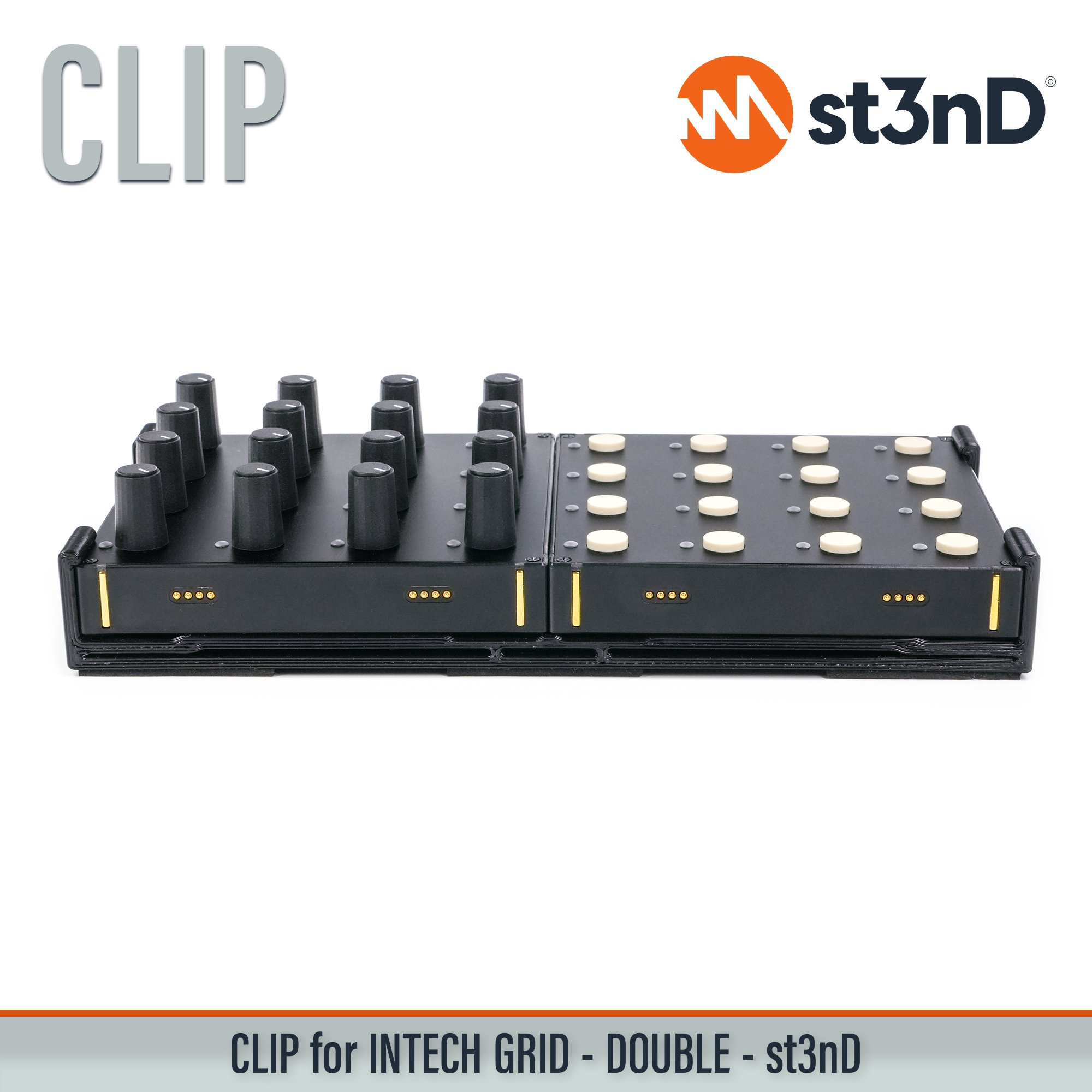 BU18 dj equipment EF44 EN16 INTECH GRID INTECH STUDIO GRID midi controller PBF4 PO16 portable st3nD stable stand strong sturdy synth accessory TEK2 tilted VSN1