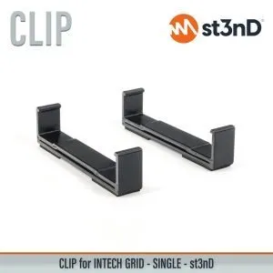 Close-up of the legs of the st3nD Clip for Intech Studio Grid, Single