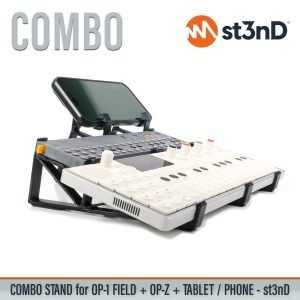 st3nD combo 3D printed stand for Teenage Engineering OP-1 Field/op-xy + Op-z + TABLET/iPad or PHONE/iPhone (TE OP-Z)