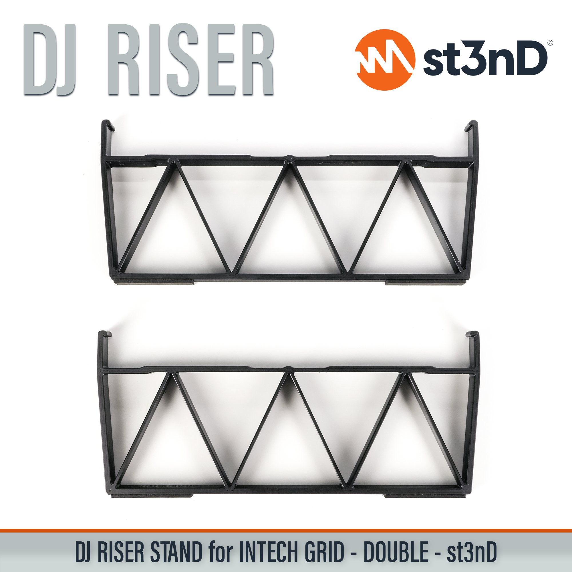 BU18 dj equipment EF44 EN16 INTECH GRID INTECH STUDIO GRID midi controller PBF4 PO16 portable st3nD stable stand strong sturdy synth accessory TEK2 tilted VSN1
