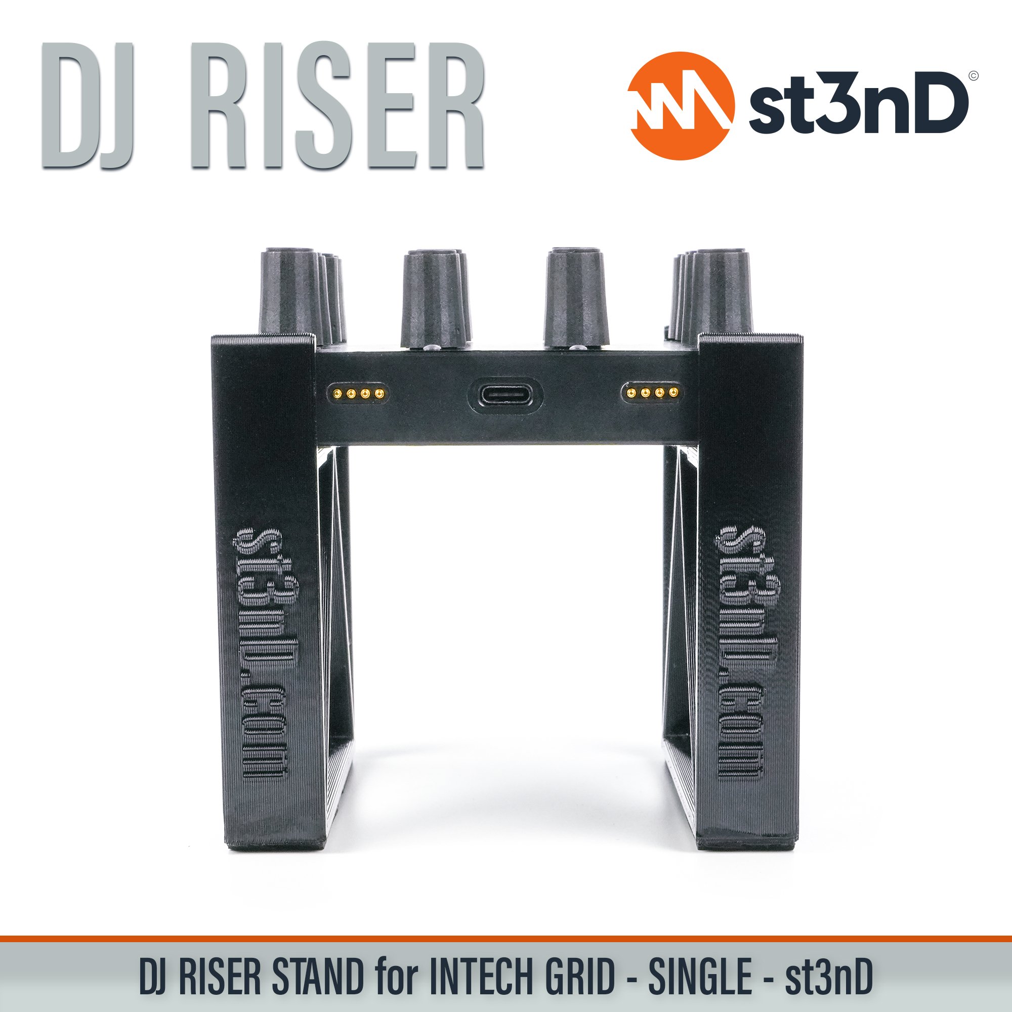 BU18 EF44 EN16 INTECH GRID INTECH STUDIO GRID midi controller PBF4 PO16 portable st3nD stable stand strong sturdy synth accessory TEK2 tilted VSN1 dj equipment
