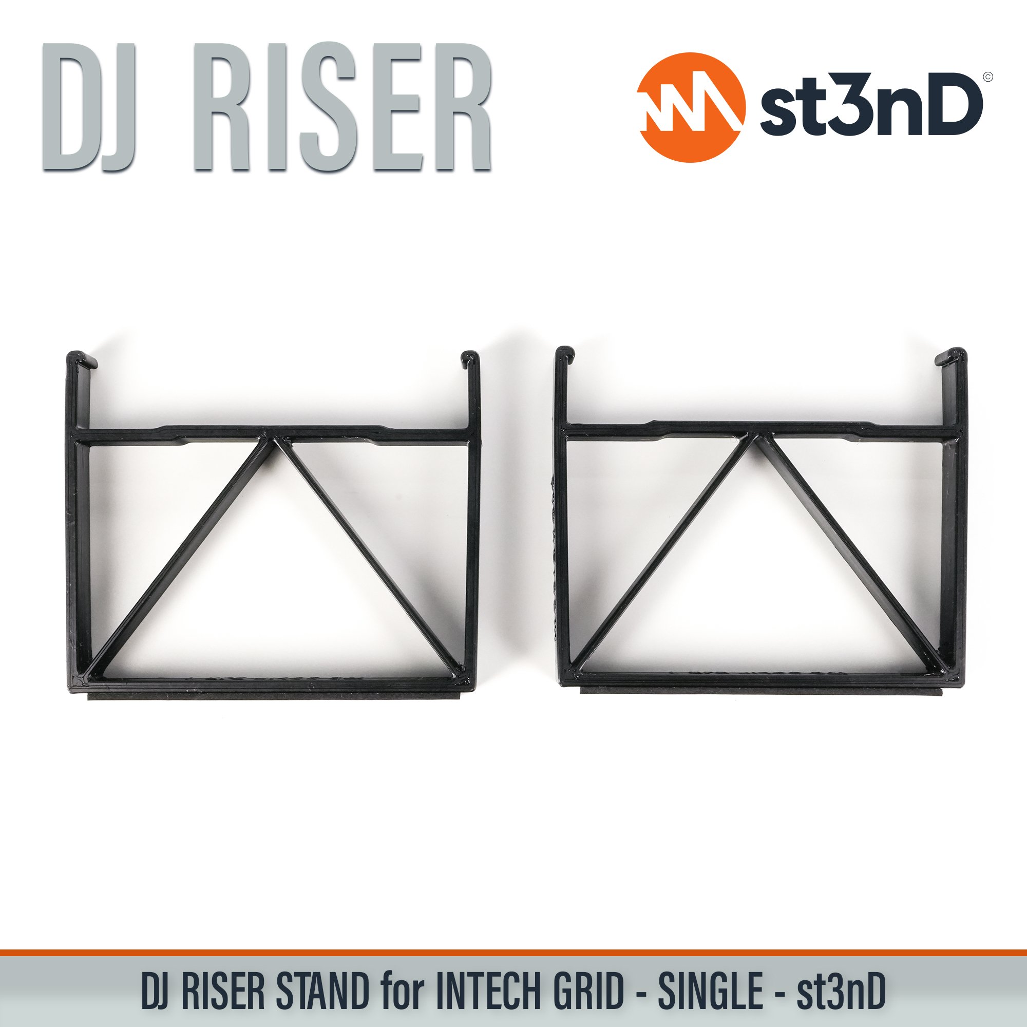 BU18 dj equipment EF44 EN16 INTECH GRID INTECH STUDIO GRID midi controller PBF4 PO16 portable st3nD stable stand strong sturdy synth accessory TEK2 tilted VSN1