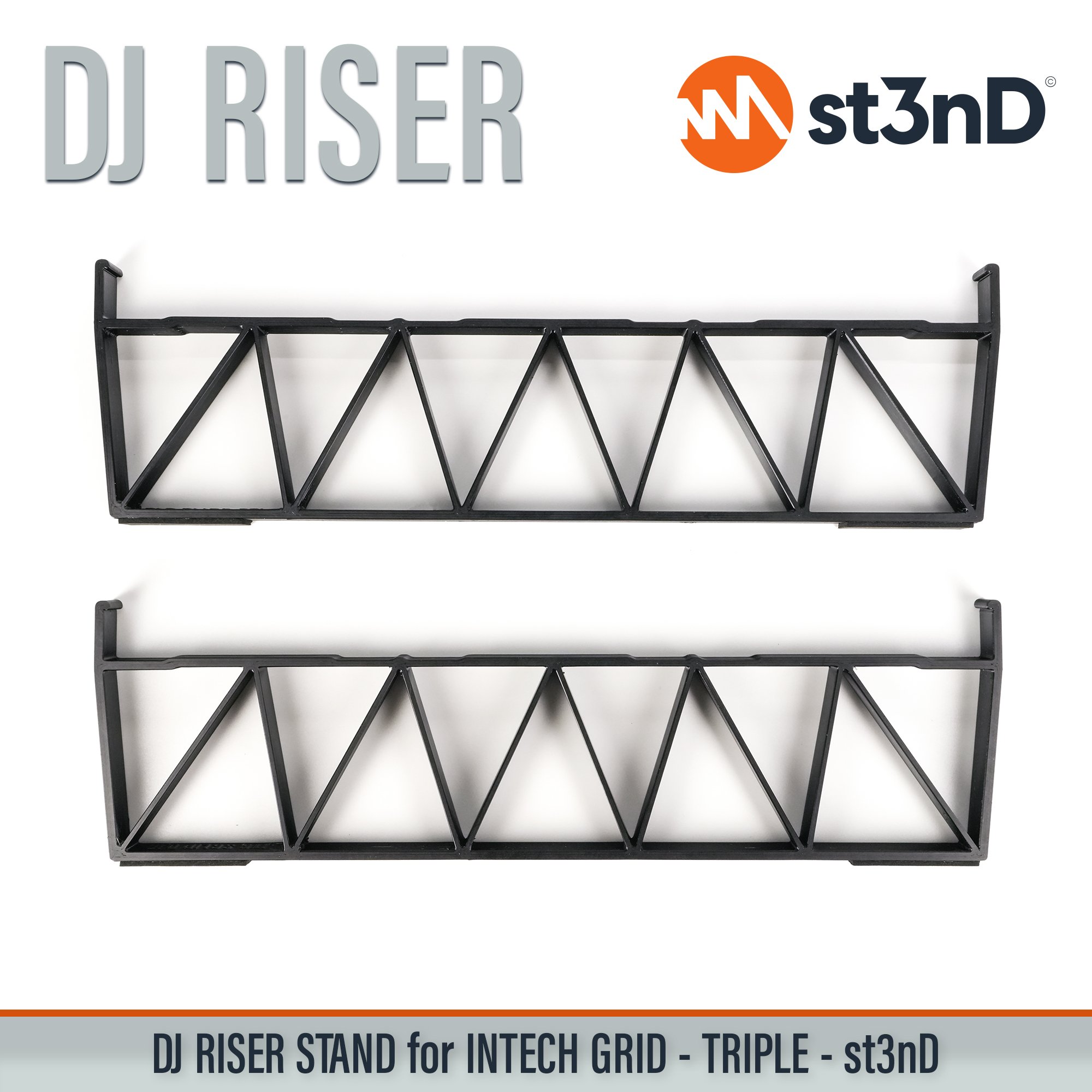 BU18 dj equipment EF44 EN16 INTECH GRID INTECH STUDIO GRID midi controller PBF4 PO16 portable st3nD stable stand strong sturdy synth accessory TEK2 tilted VSN1
