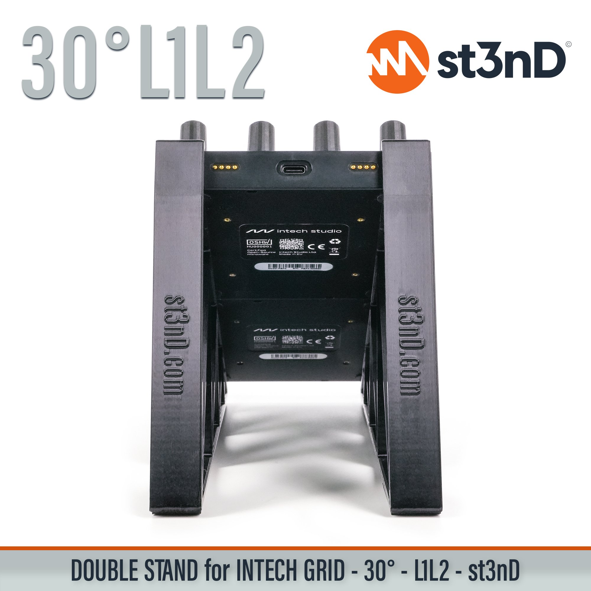 BU18 EF44 EN16 INTECH GRID INTECH STUDIO GRID midi controller PBF4 PO16 portable st3nD stable stand strong sturdy synth accessory TEK2 tilted VSN1