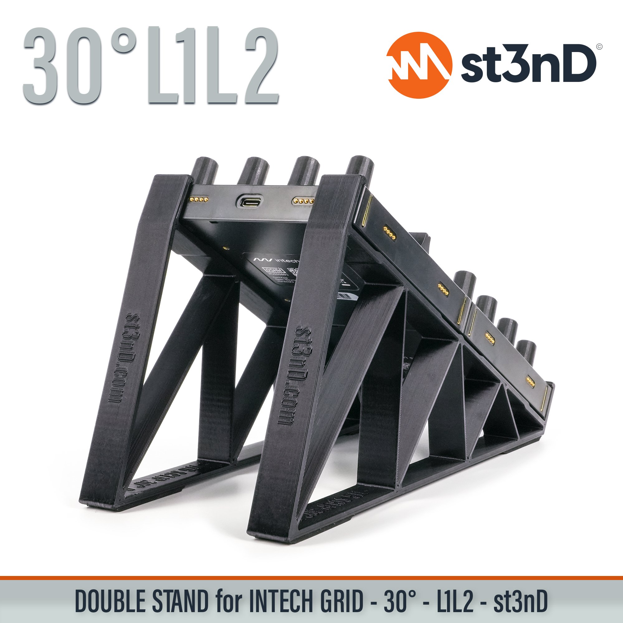 BU18 EF44 EN16 INTECH GRID INTECH STUDIO GRID midi controller PBF4 PO16 portable st3nD stable stand strong sturdy synth accessory TEK2 tilted VSN1