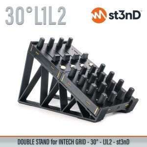 st3nD double 3D printed stand for Intech Studio Grid, 30 degree, L1L2 (INTECH GRID)