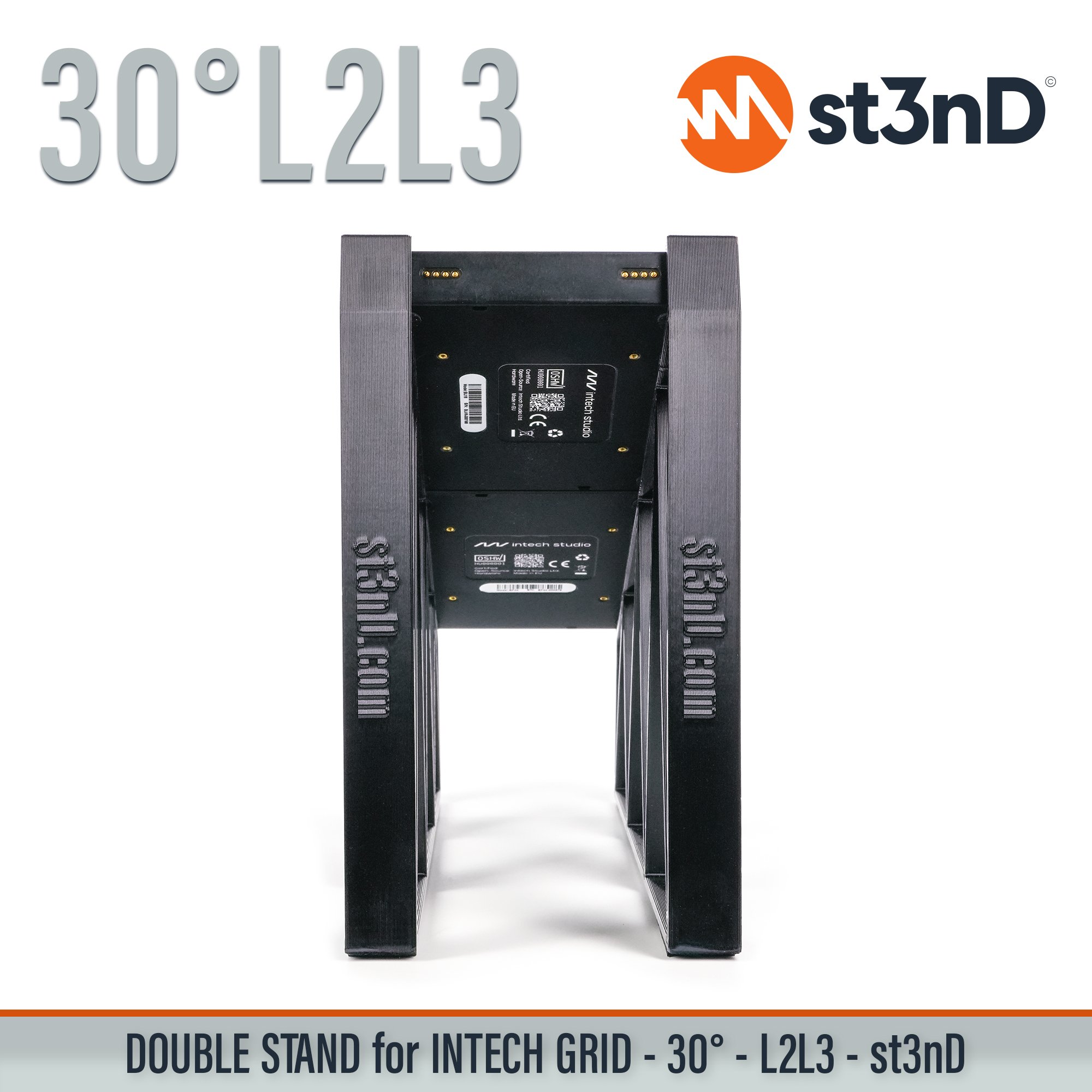 BU18 EF44 EN16 INTECH GRID INTECH STUDIO GRID midi controller PBF4 PO16 portable st3nD stable stand strong sturdy synth accessory TEK2 tilted VSN1