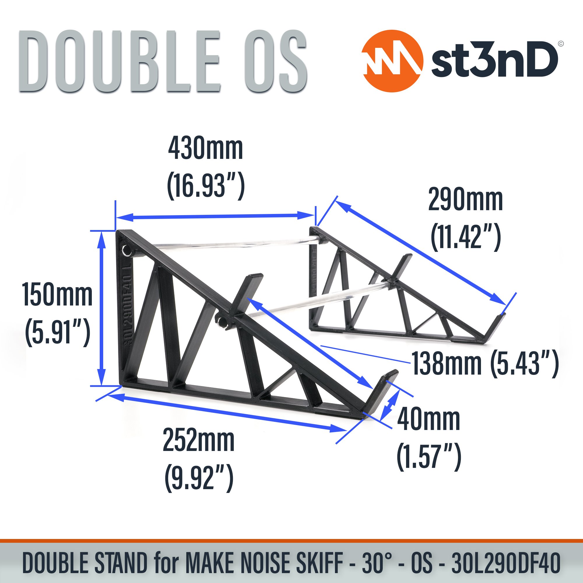 portable st3nD stable stand strong sturdy tilted MAKE NOISE SKIFF MAKE NOISE eurorack case Eurorack SKIFF CASE MAKE NOISE EURORACK MAKE NOISE Modular MAKE NOISE EURORACK CASE