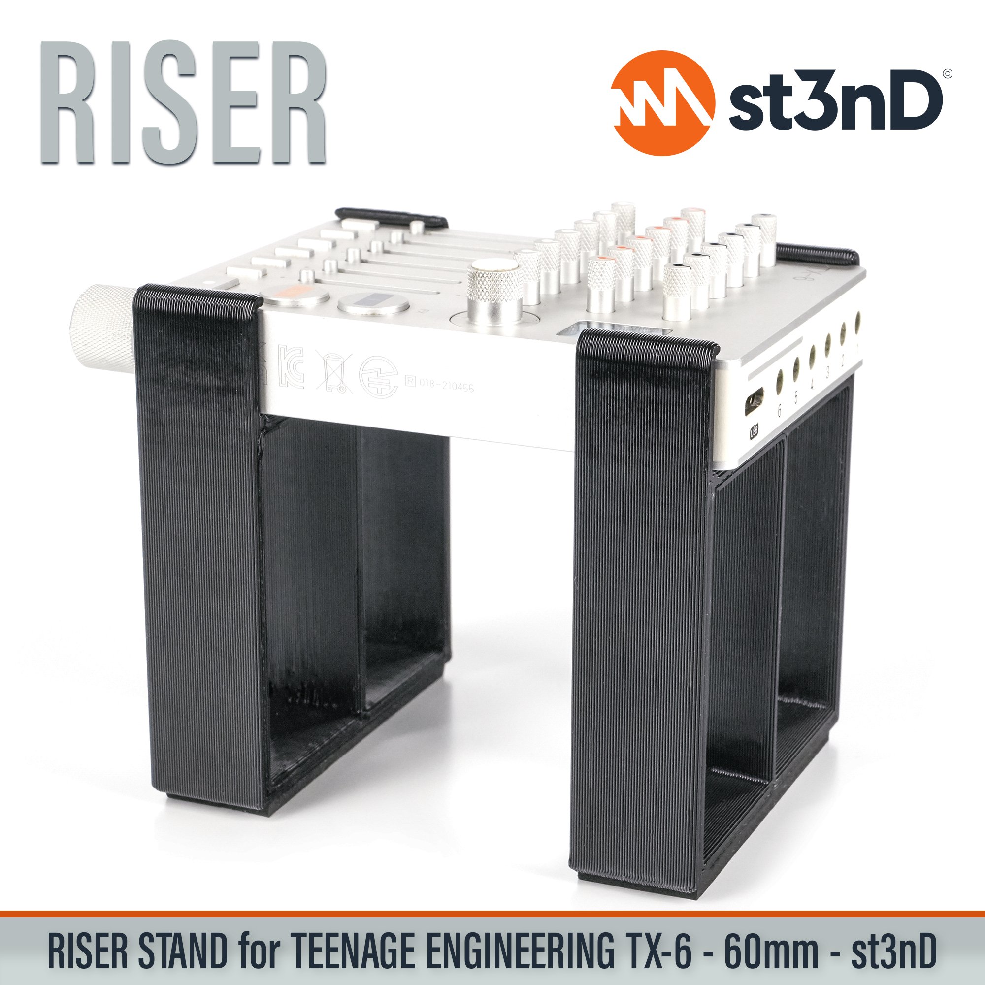 portable st3nD stable stand strong sturdy Teenage Engineering tilted Teenage Engineering TX-6 small mixer TX-6 mixer audio interface