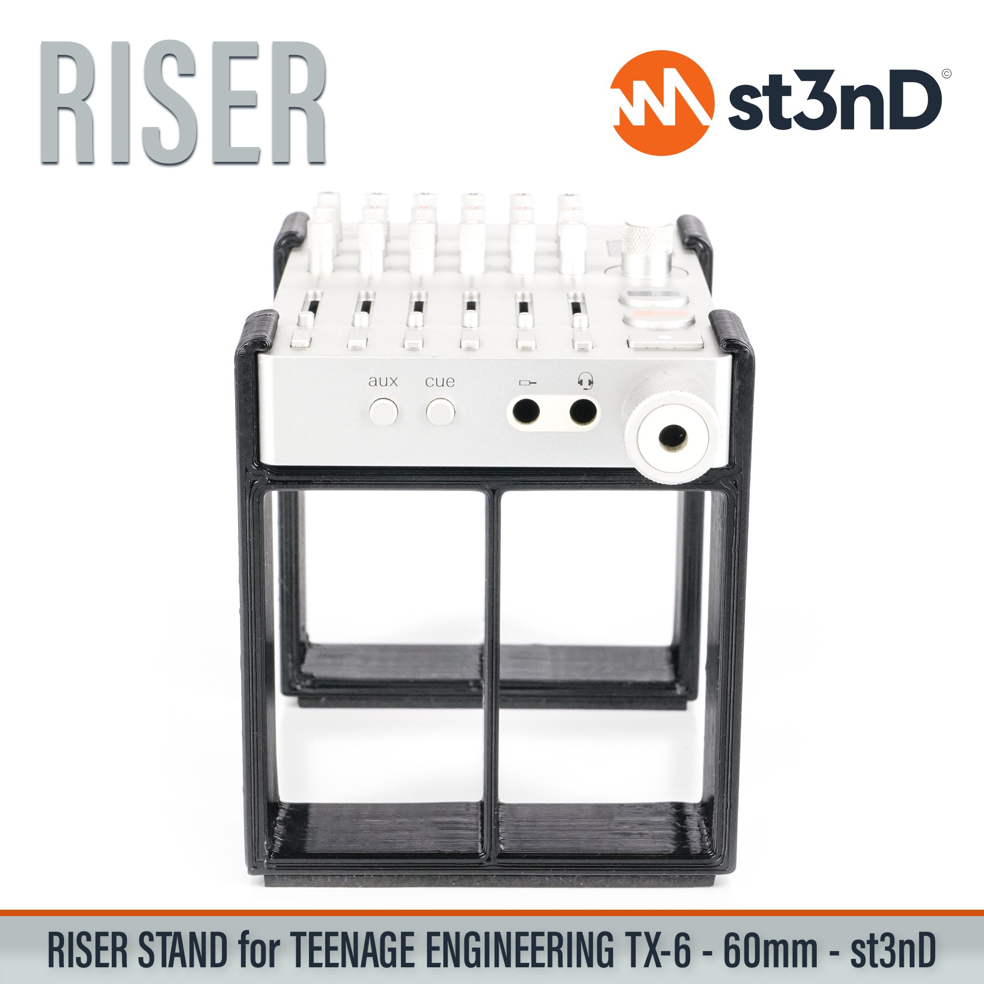 portable st3nD stable stand strong sturdy Teenage Engineering tilted Teenage Engineering TX-6 small mixer TX-6 mixer audio interface