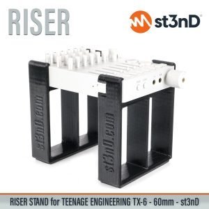 st3nD Riser Stand for Teenage Engineering TX-6, raised by 60 mm (TE TX-6)