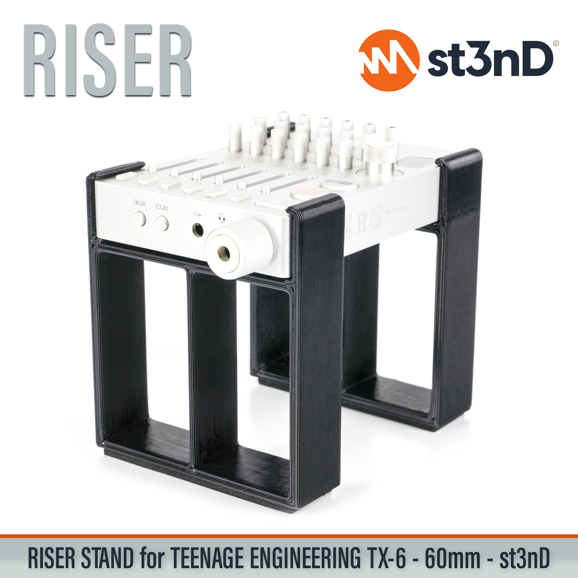 portable st3nD stable stand strong sturdy Teenage Engineering tilted Teenage Engineering TX-6 small mixer TX-6 mixer audio interface