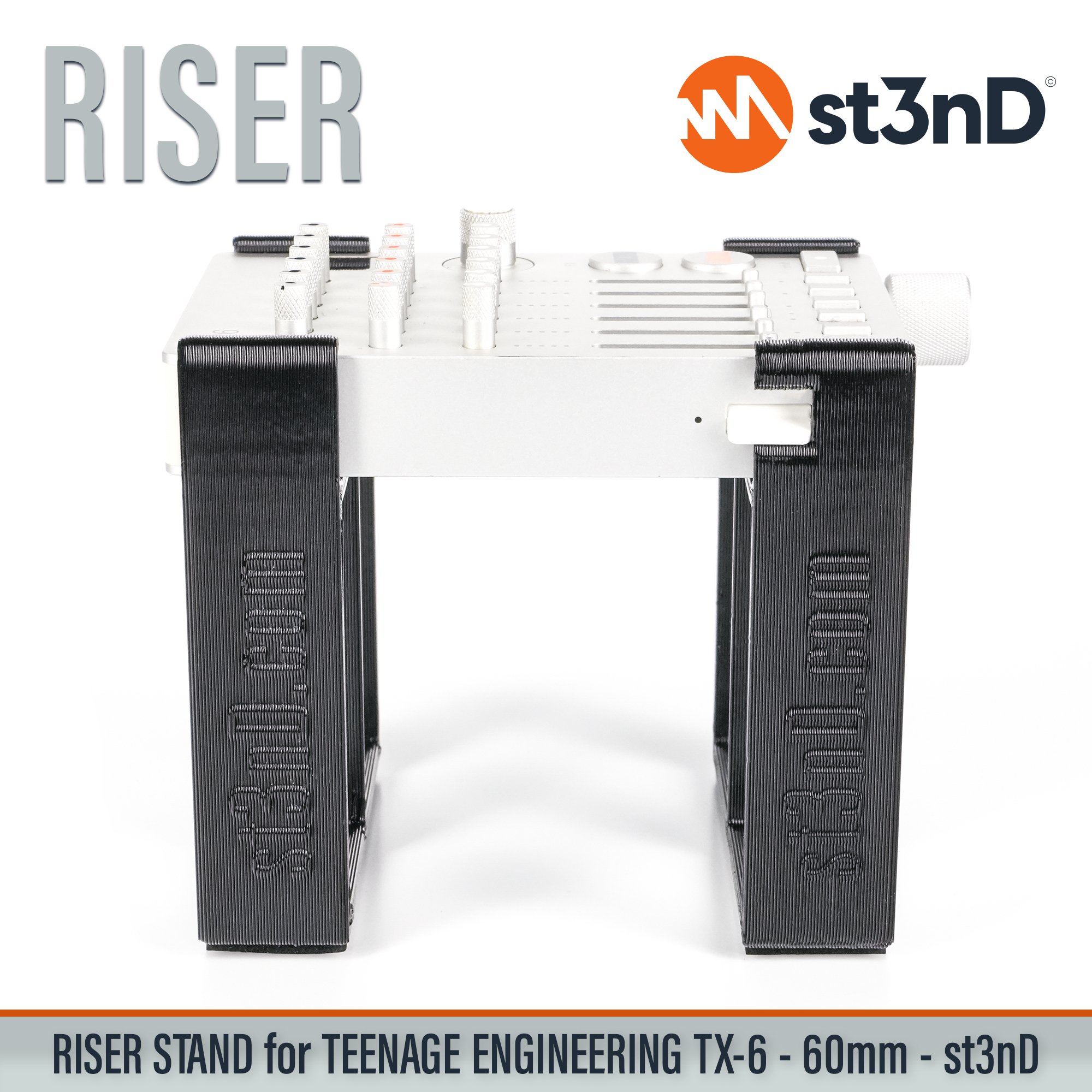 portable st3nD stable stand strong sturdy Teenage Engineering tilted Teenage Engineering TX-6 small mixer TX-6 mixer audio interface