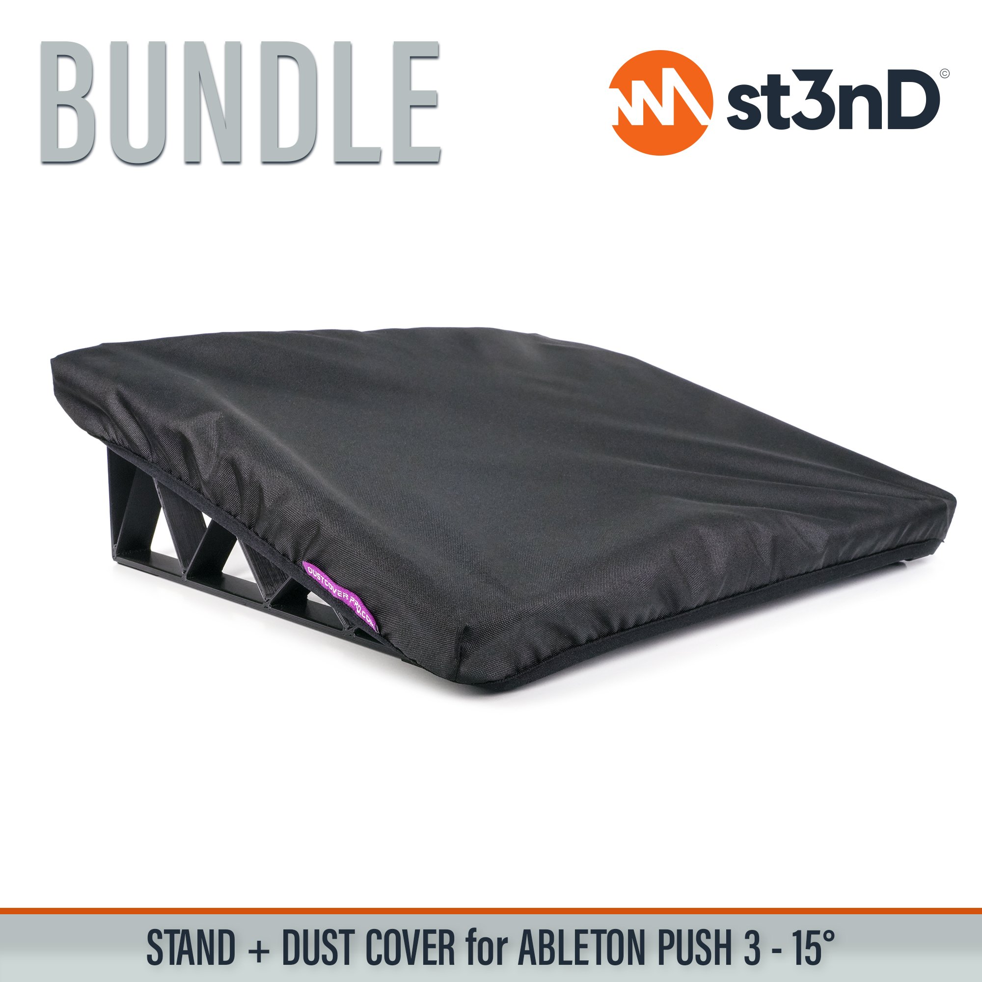 Ableton Ableton Push 3 daw controller portable Push 3 st3nD stable stand strong sturdy synth accessory tilted dust cover DustCoverPro Bundle Offer