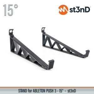 Close-up of the legs of the st3nD 3D printed stand for Ableton Push 3 / Push 3 Standalone, 15 degree