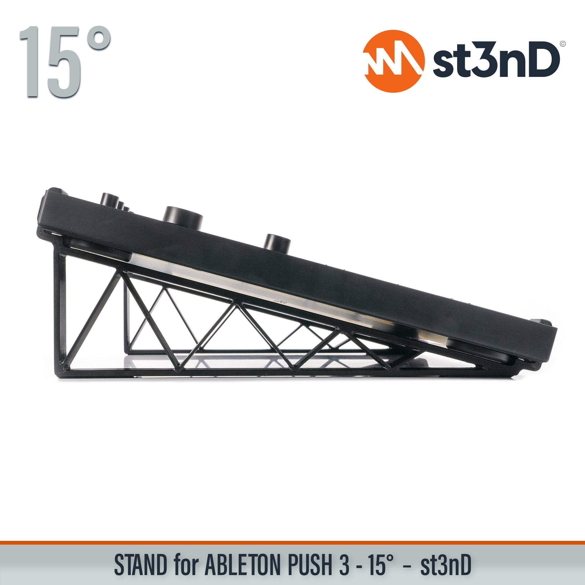 controller daw portable st3nD stable stand strong sturdy synth accessory tilted ABLETON PUSH 3 ABLETON PUSH 3