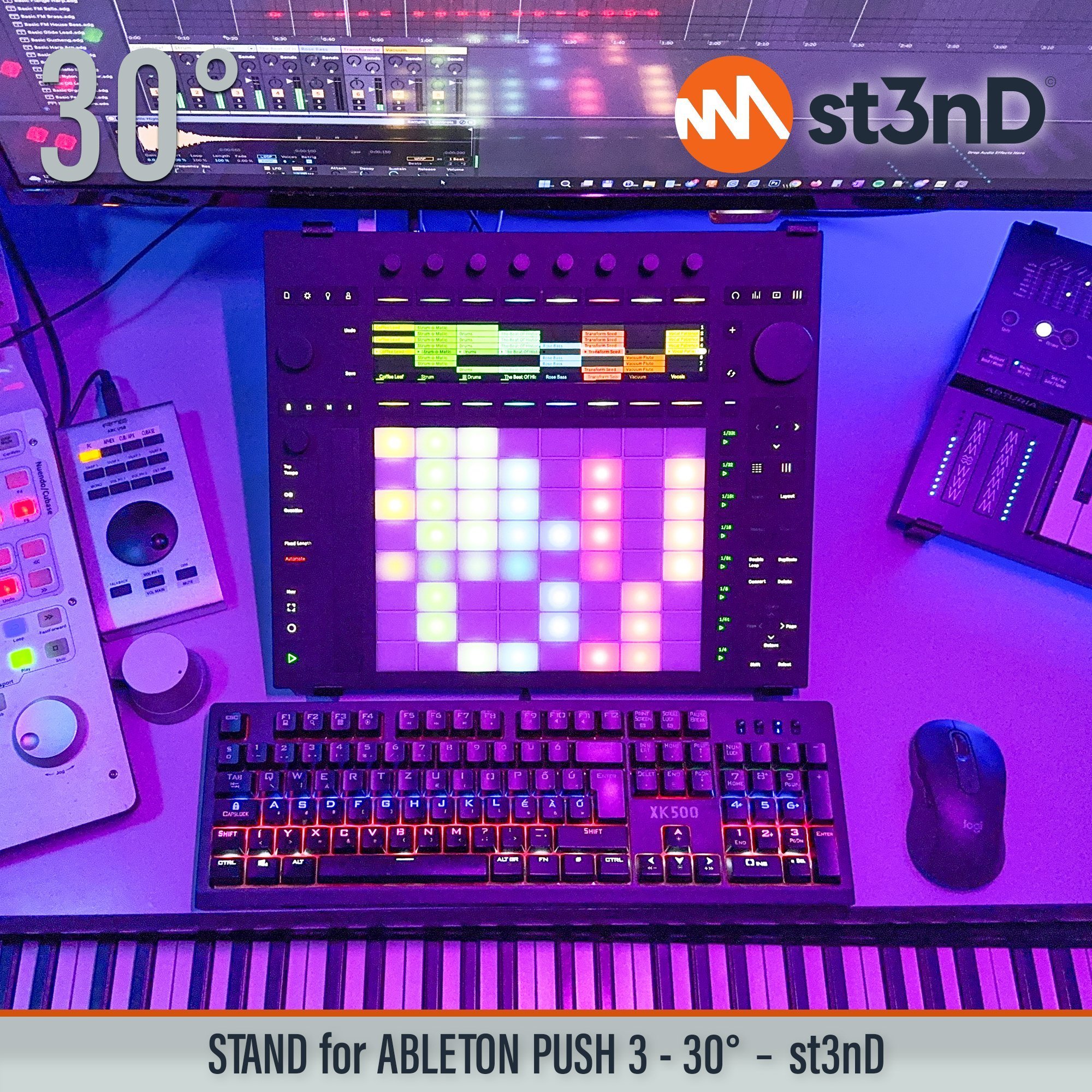 ABLETON PUSH 3 / PUSH 3 Standalone STAND 30° – Shipping Worldwide