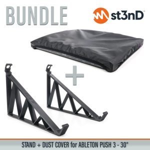 st3nD 3D printed stand + Dust Cover for Ableton Push 3, 30 degree (Bundle Offer)