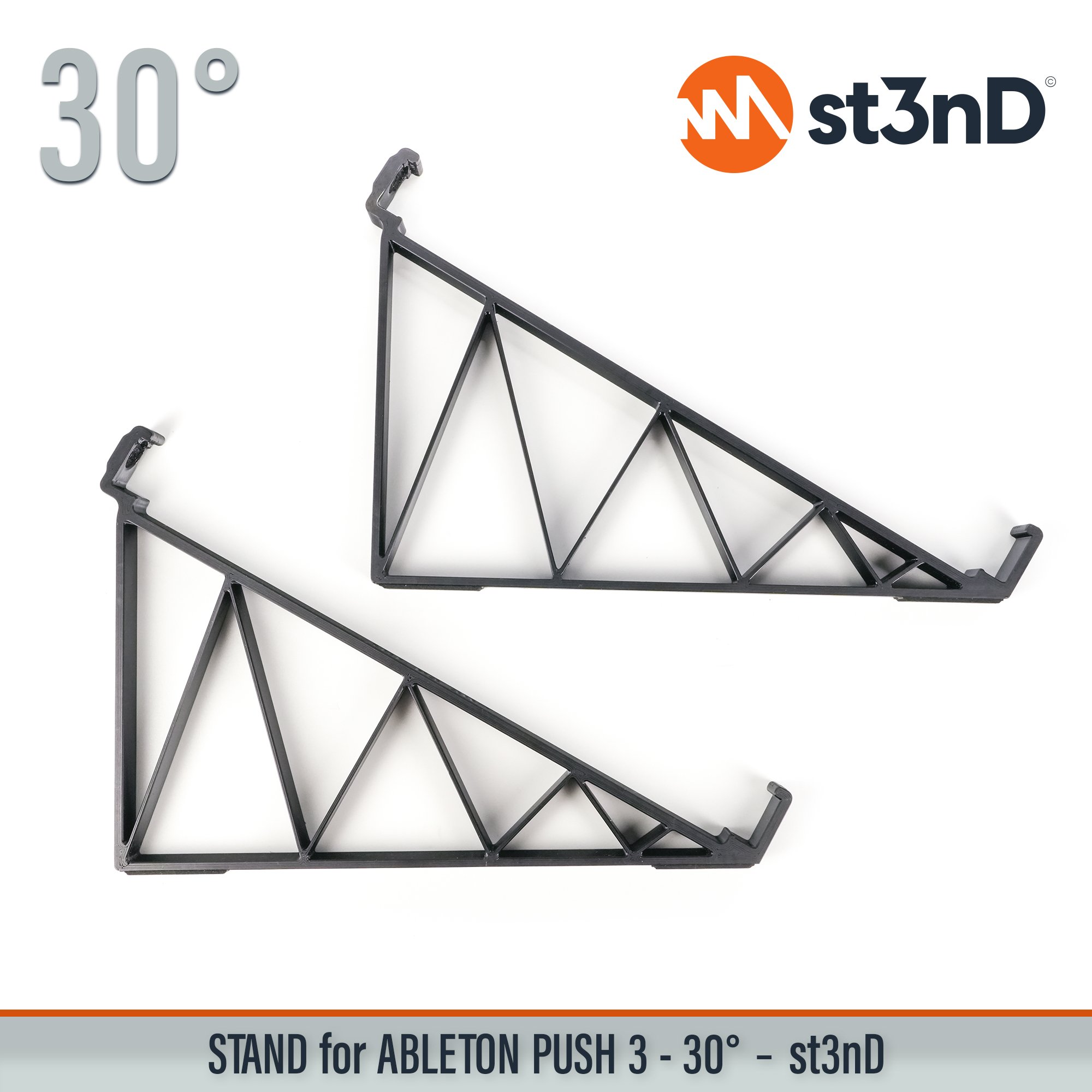 Ableton Ableton Push 3 daw controller portable Push 3 st3nD stable stand strong sturdy synth accessory tilted