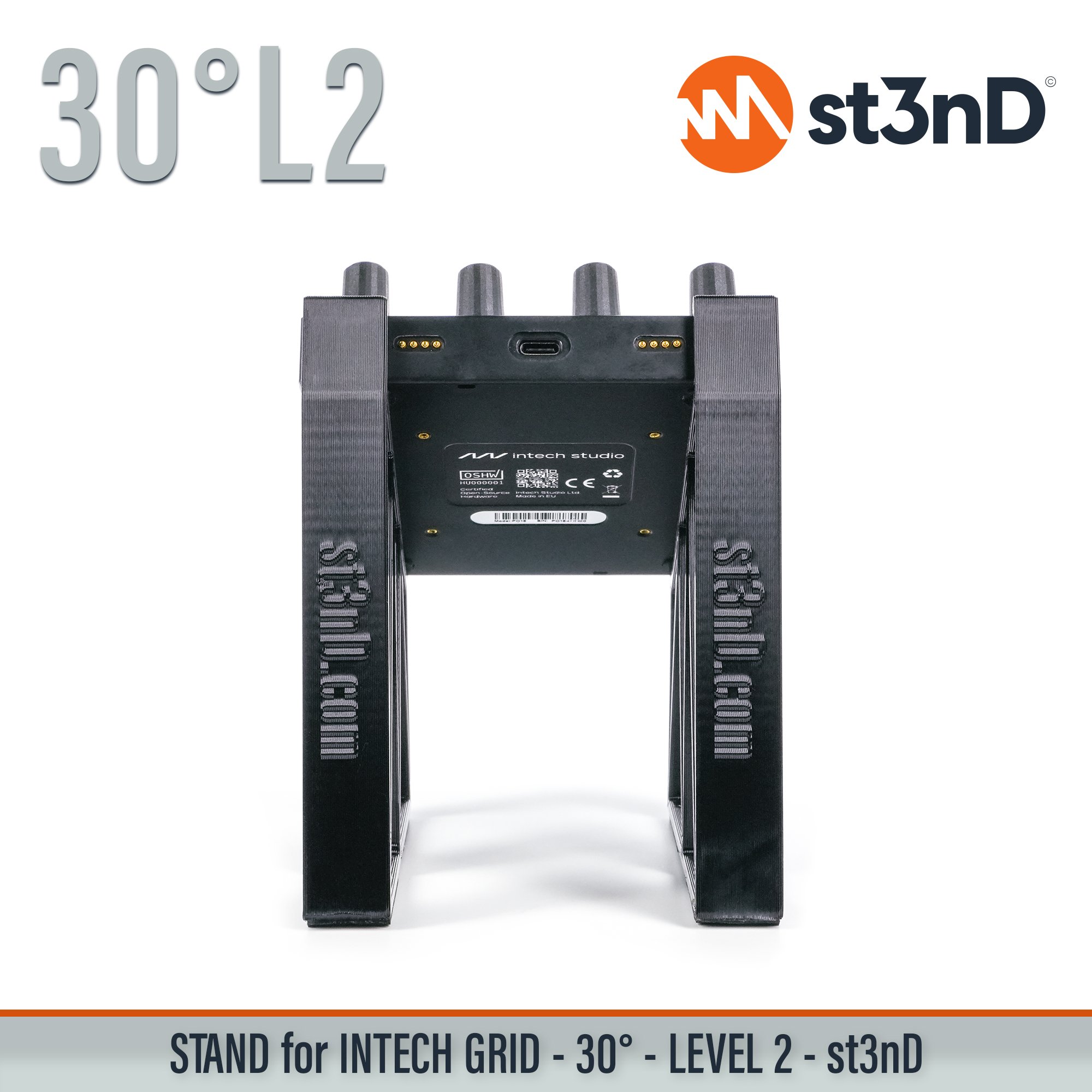 BU18 EF44 EN16 INTECH GRID INTECH STUDIO GRID midi controller PBF4 PO16 portable st3nD stable stand strong sturdy synth accessory TEK2 tilted VSN1