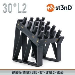 st3nD 3D printed stand for Intech Studio Grid, 30 degree, Level 2 (INTECH GRID)