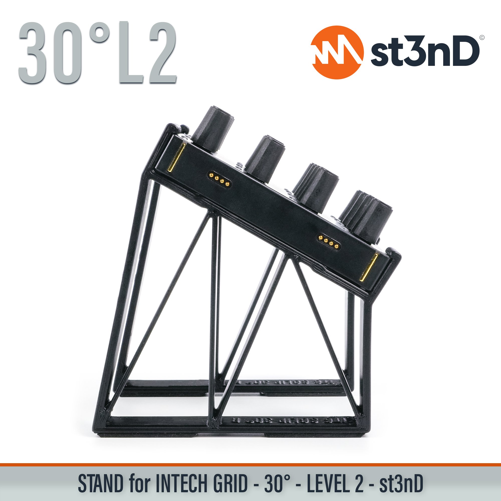 BU18 EF44 EN16 INTECH GRID INTECH STUDIO GRID midi controller PBF4 PO16 portable st3nD stable stand strong sturdy synth accessory TEK2 tilted VSN1