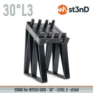 st3nD 3D printed stand for Intech Studio Grid, 30 degree, Level 3 (INTECH GRID)