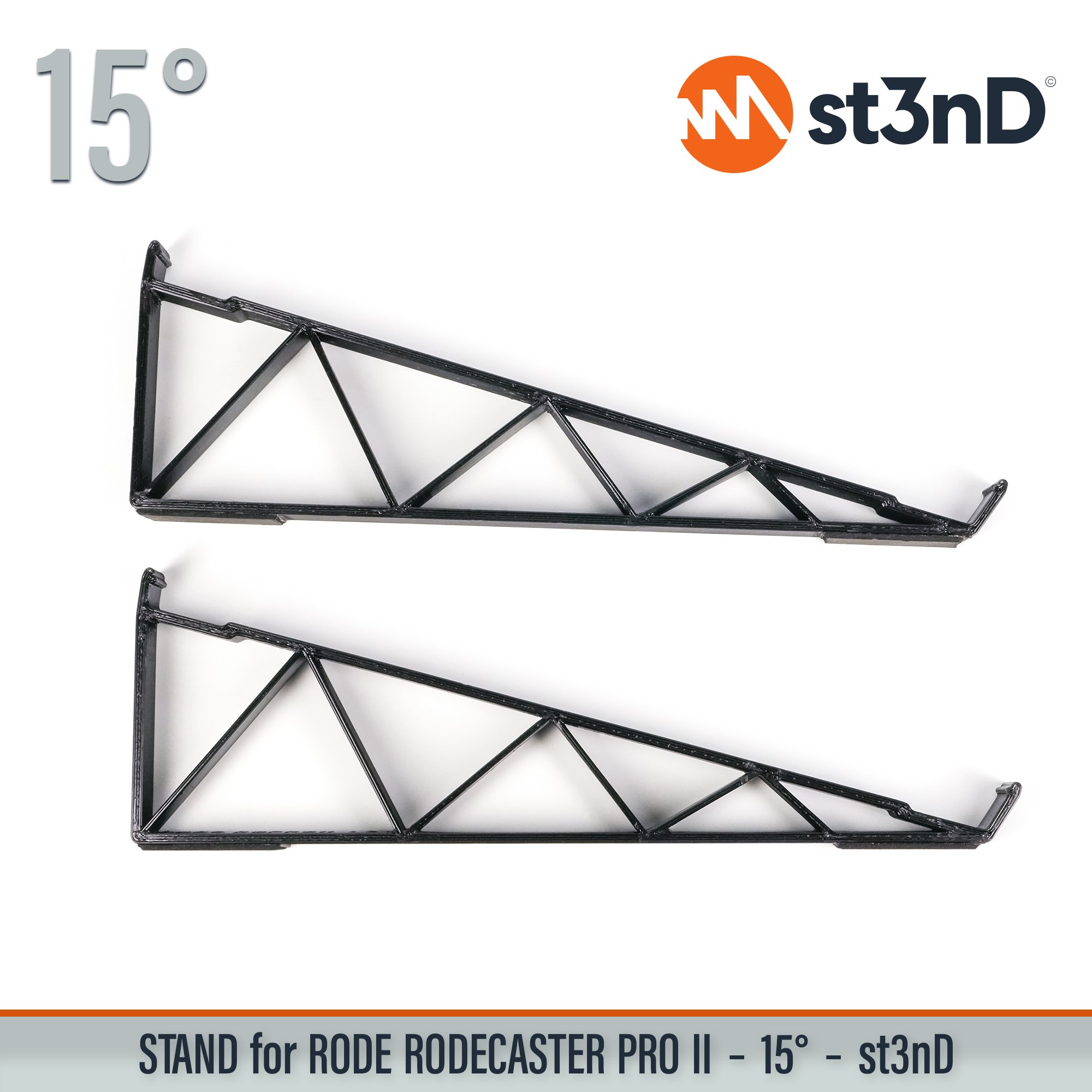 portable Push 3 st3nD stable stand strong sturdy synth accessory tilted RODE RODECASTER PRO II RODE RODECASTER PRO 2 podcast mixer rodecaster mixer