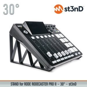 st3nD 3D printed stand for Rode Rodecaster PRO II, 30 degree (podcast mixer)
