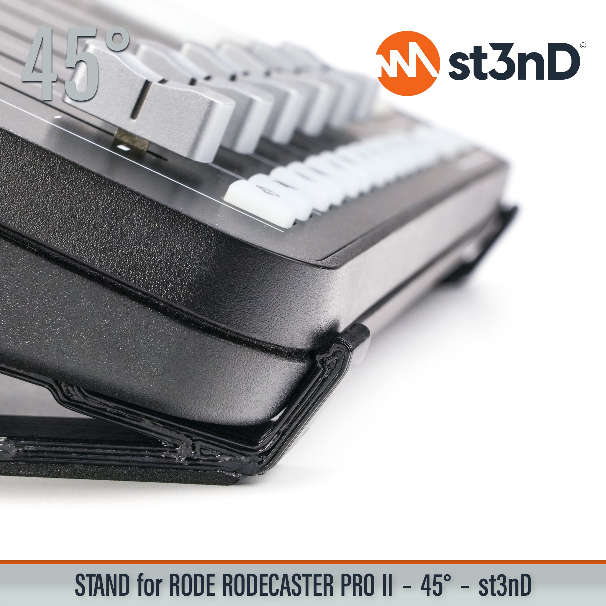 podcast mixer portable RODE RODE RODECASTER PRO II rodecaster mixer Rodecaster Pro 2 st3nD stable stand strong sturdy synth accessory tilted