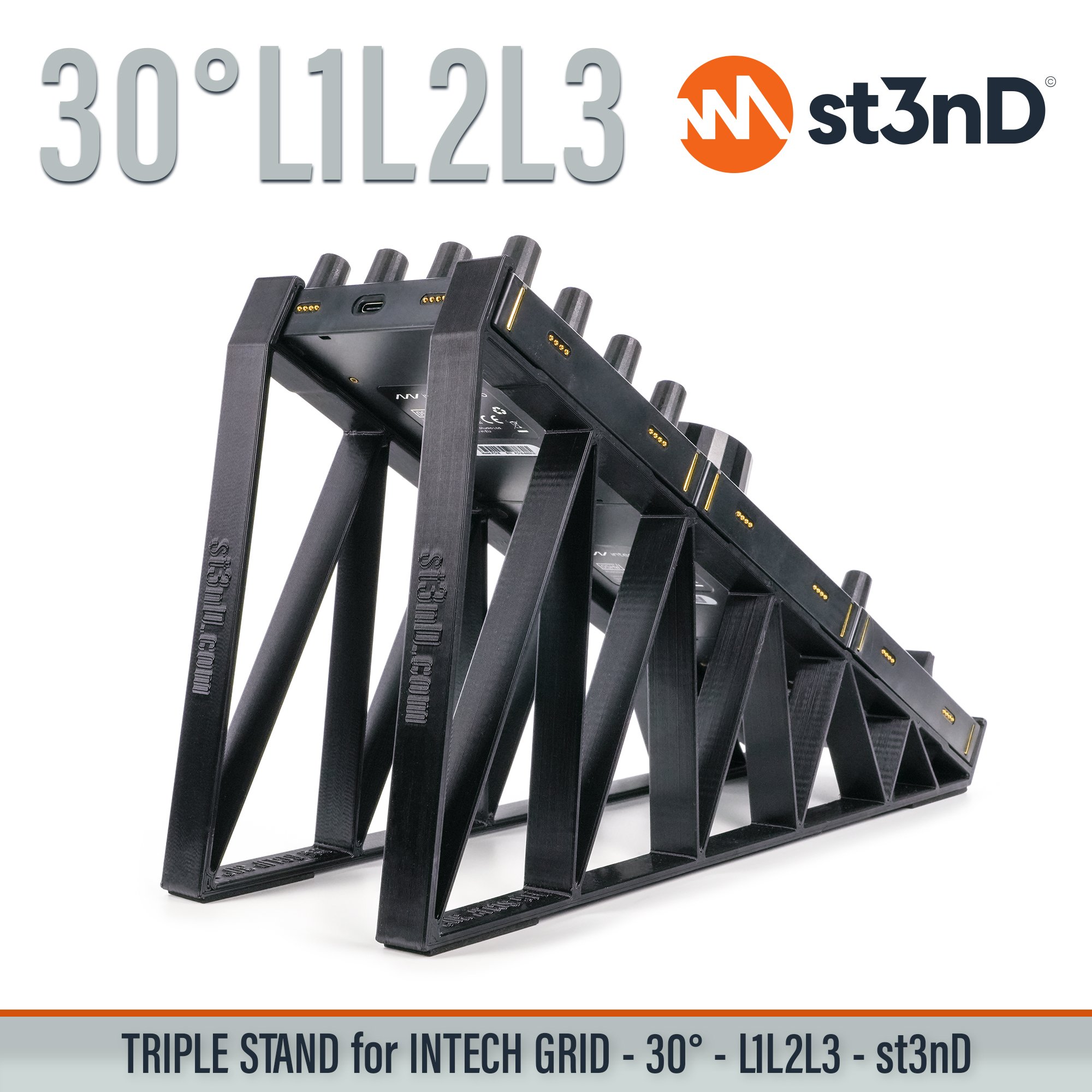 BU18 EF44 EN16 INTECH GRID INTECH STUDIO GRID midi controller PBF4 PO16 portable st3nD stable stand strong sturdy synth accessory TEK2 tilted VSN1