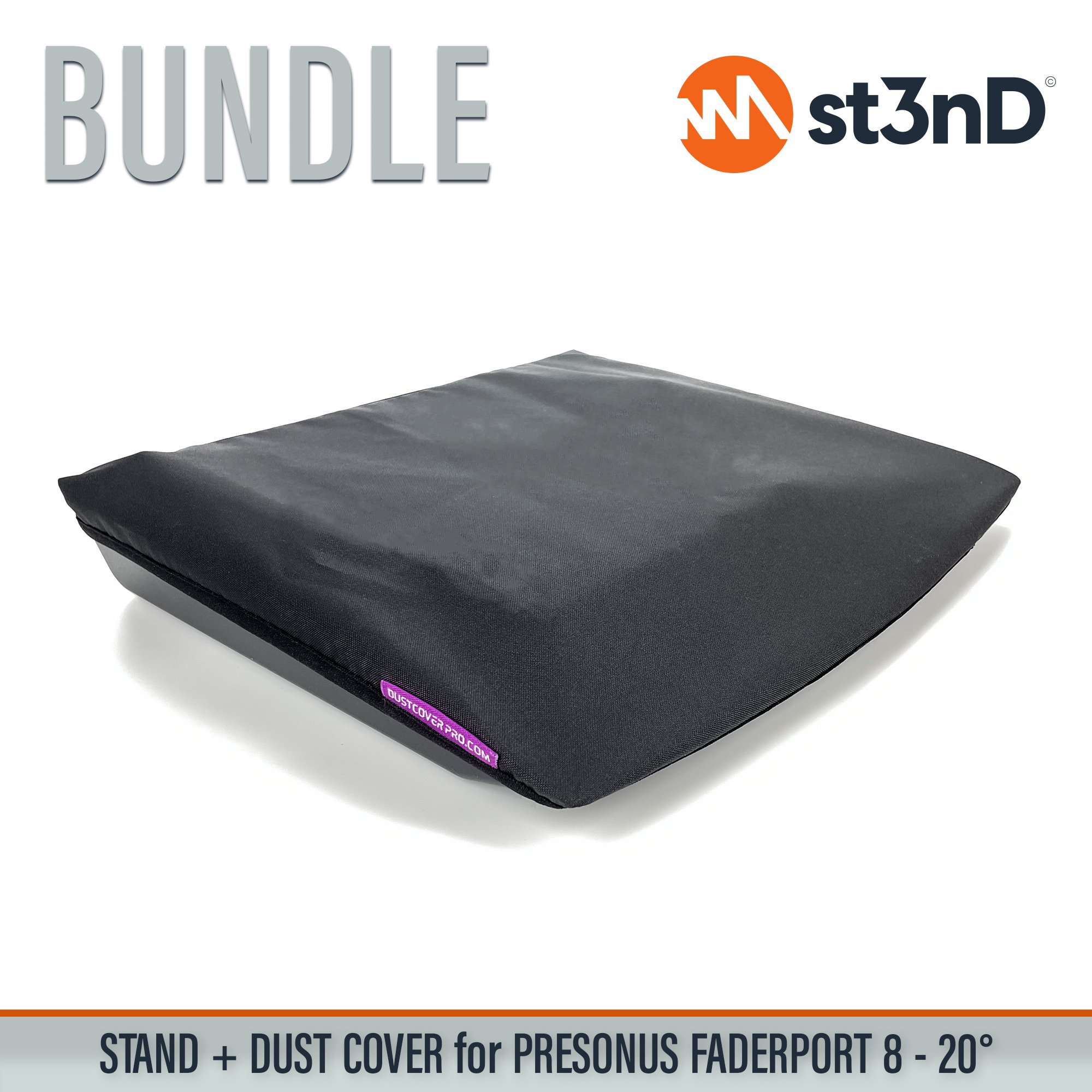 Bundle Offer dust cover Dust Cover Pro dustcoverpro portable st3nD st3nd bundle stable stand strong sturdy tilted PRESONUS Faderport 8 PRESONUS Faderport 8