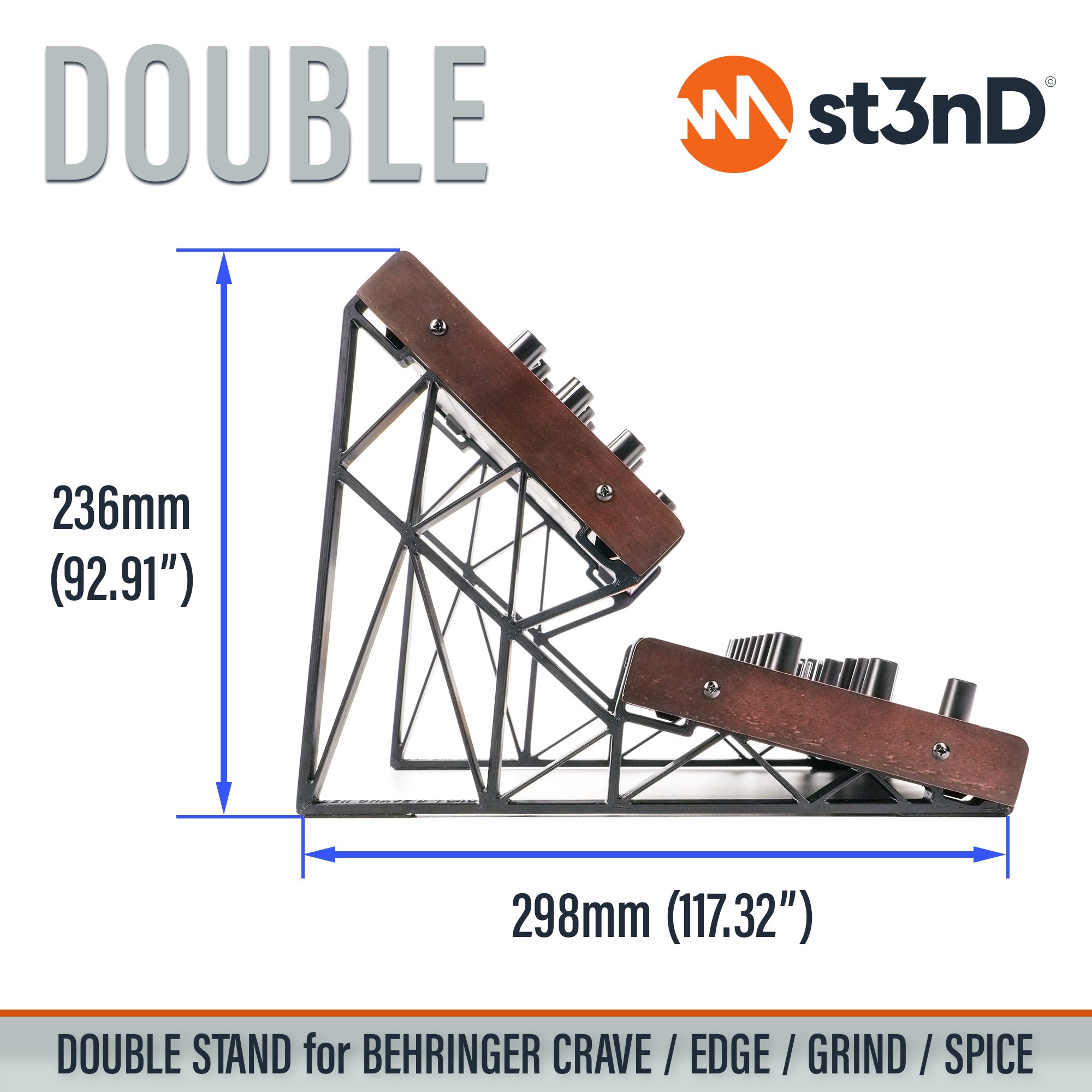 home studio instrument accessory portable st3nD stable stand strong studio hardware sturdy tilted BEHRINGER CRAVE BEHRINGER BEHRINGER GRIND BEHRINGER SPICE BEHRINGER EDGE BEHRINGER DOUBLE STAND 2 TIER BEHRINGER STAND