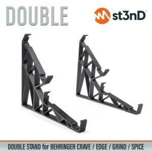 Close-up of the legs of the st3nD double 3D printed stand for Behringer Crave / Edge / Grind / Spice