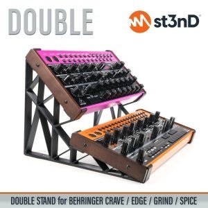 st3nD double 3D printed stand for Behringer Crave / Edge / Grind / Spice (home studio)