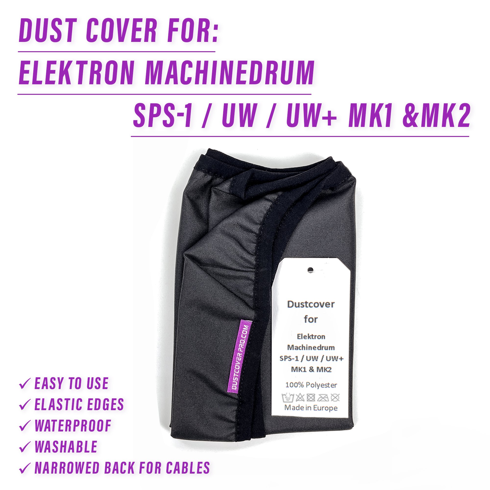 dust cover dustcover dustcoverpro elastic Elektron synth synth protection water resistant waterproof ELEKTRON MACHINEDRUM MACHINEDRUM SPS-1UW+ MACHINEDRUM SPS-1UW MACHINEDRUM SPS-1 SPS-1UW+ PLUS