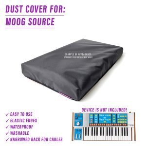 st3nD dust cover for Moog Source (synth)