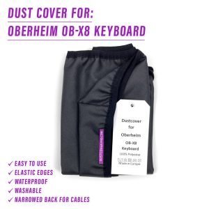 st3nD dust cover for Oberheim Ob-x8 Keyboard, alternate product photo (waterproof)