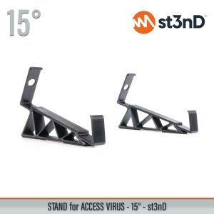 Close-up of the legs of the st3nD 3D printed stand for Access Virus A, 15 degree