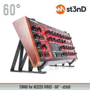 st3nD 3D printed stand for Access Virus A, 60 degree (synth)
