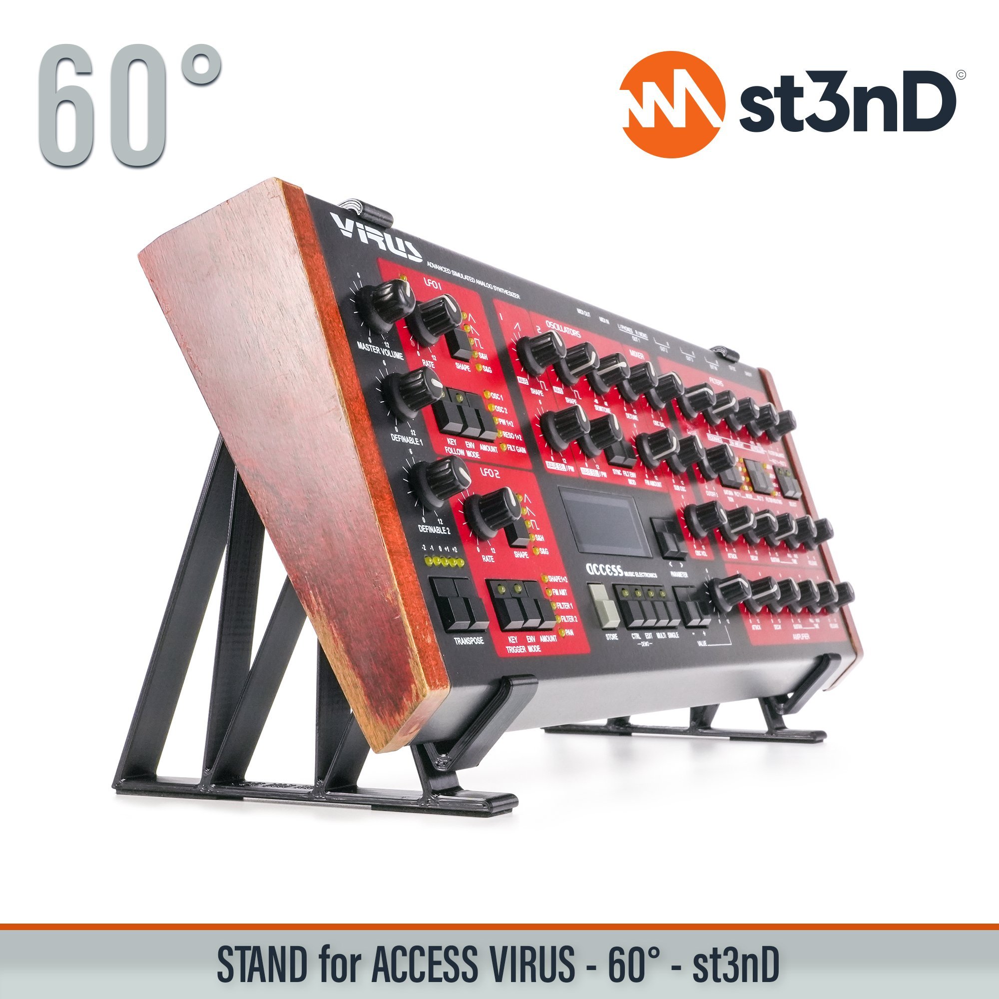 access access virus ACCESS VIRUS A portable st3nD stable stand strong sturdy synth synth accessory tilted VIRUS A synth