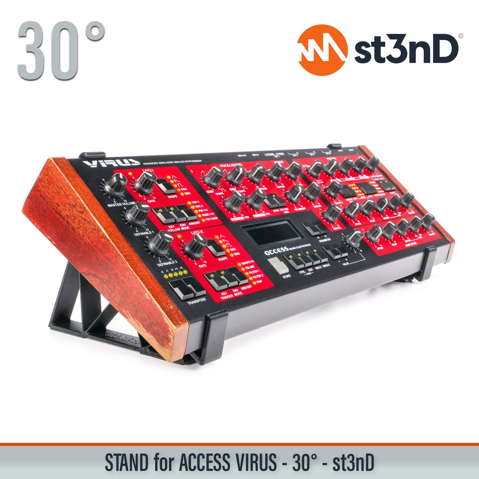 access access virus ACCESS VIRUS A portable st3nD stable stand strong sturdy synth synth accessory tilted VIRUS A synth