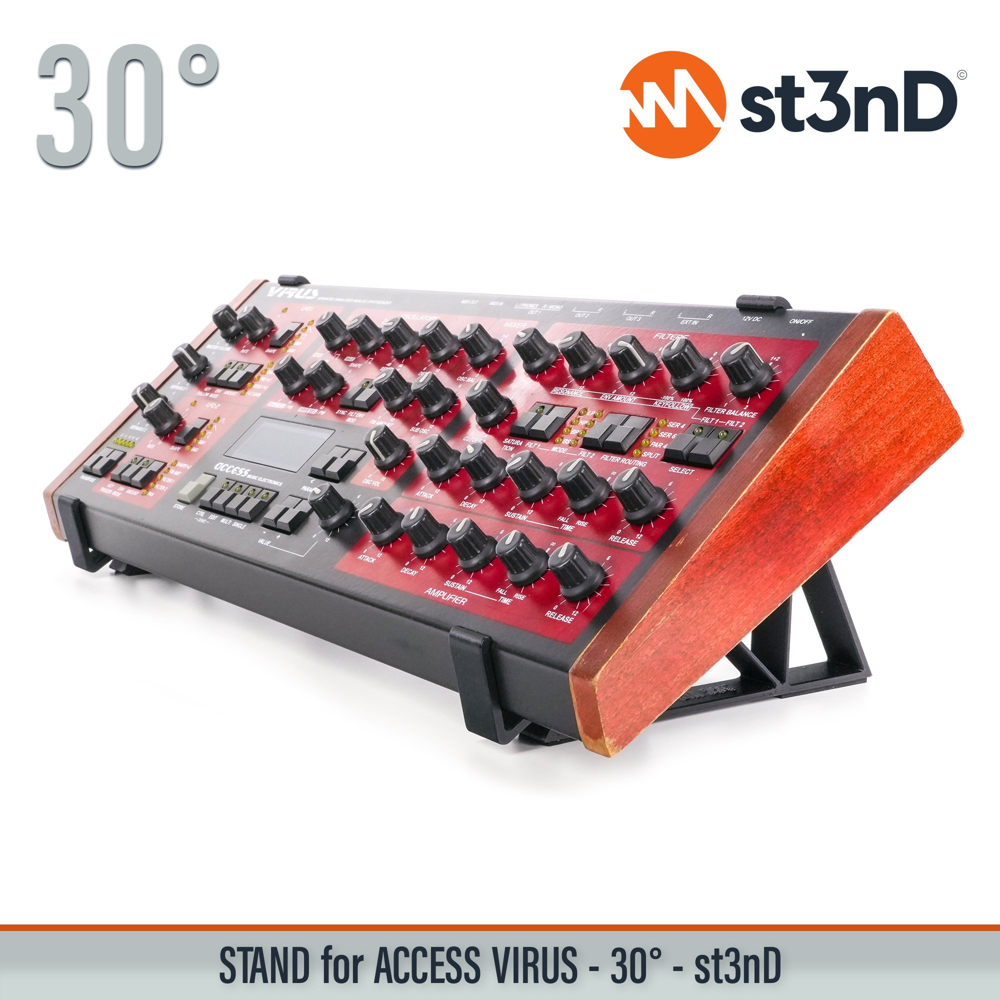 access access virus ACCESS VIRUS A portable st3nD stable stand strong sturdy synth synth accessory tilted VIRUS A synth
