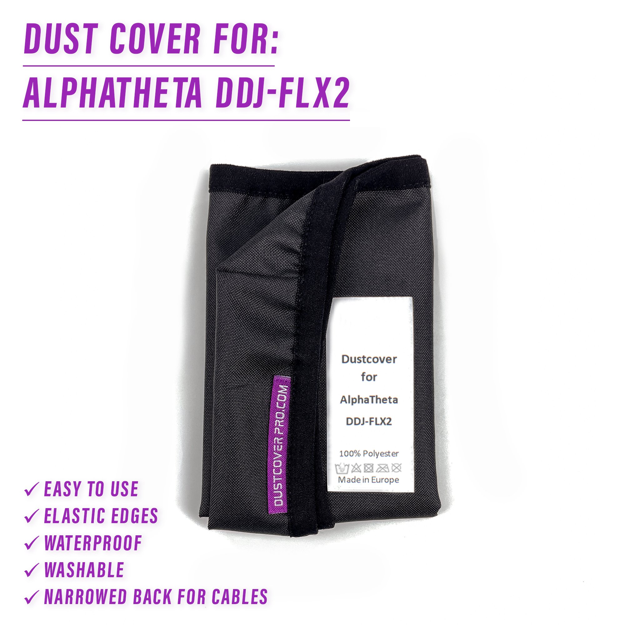 AlphaTheta dj accessory dust cover dustcover dustcoverpro elastic synth protection water resistant waterproof AlphaTheta DDJ-FLX2 DDJ-FLX2