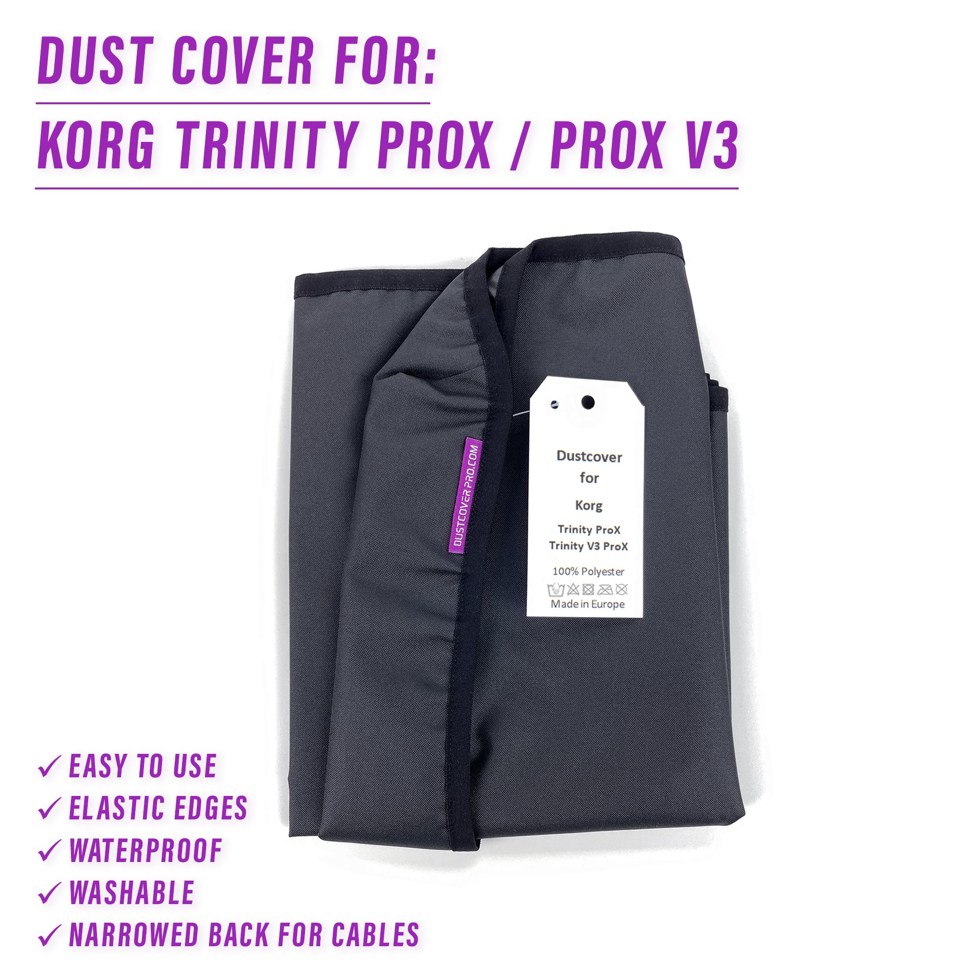 dust cover dustcover dustcoverpro elastic korg synth synth protection water resistant waterproof KORG TRINITY ProX KORG TRINITY ProX V3 TRINITY ProX V3 korg vintage synth